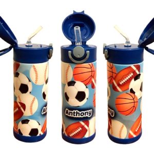 12 oz personalized tumbler sports theme