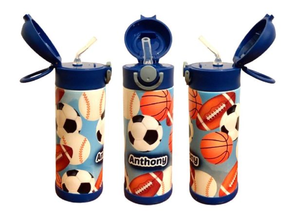 12 oz personalized tumbler sports theme