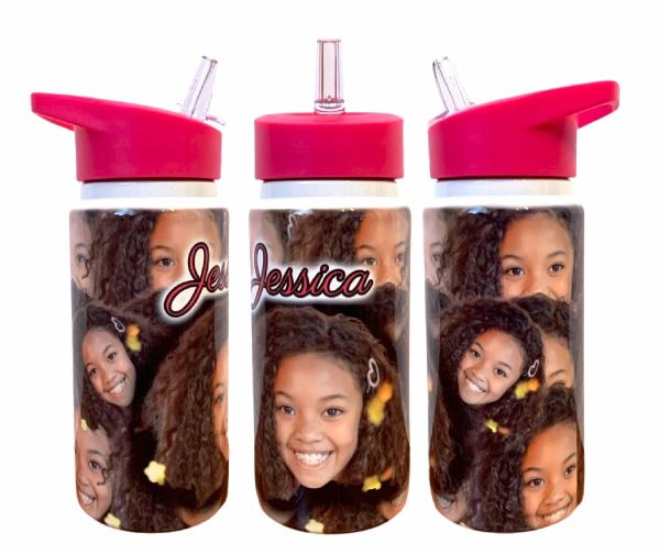 Personalized 14 oz Kids Tumbler with Straw – Custom Name Cup – Perfect Gift!