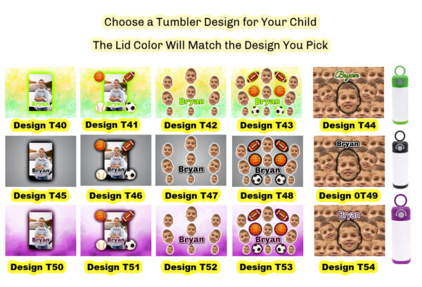 12 oz Kids Custom Tumbler – Personalized Name & Photo– Ideal Gift for Boys! - Image 3