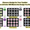 12 oz Personalized Kids Tumbler – Daisy Flowers – Add a Name & Matching Lunch Bag - Image 7