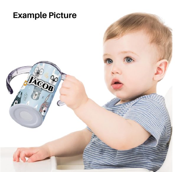 12 oz Personalized Sippy Cup Tumbler – Custom Name & Photo – Spill-Proof - Image 7