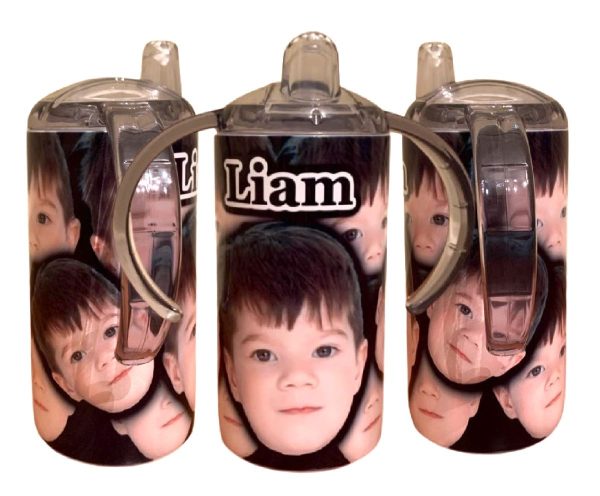 12 oz Spill-Proof Sippy Cup – Custom Name & Photo – Perfect Toddler Gift - Image 2