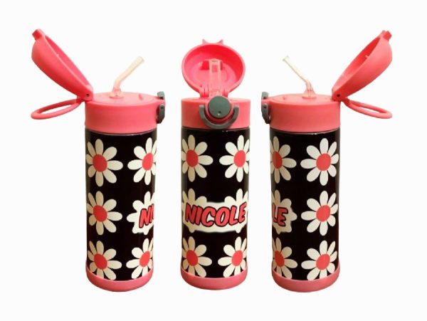 12 oz Personalized Kids Tumbler with Straw – Custom Name & Fun Design!