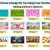 12 oz Personalized Toddler Sippy Cup – Spill Proof Kids Tumbler with Name & Fun Designs – Add Matching Lunch Bag - Image 6