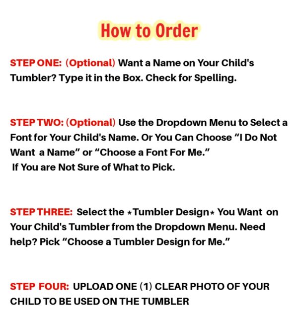 Personalized 20 oz Kids Tumbler for Pre-Teens & Teens – Custom Faces Only Photo – Perfect Gift! - Image 4