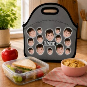 Alternative view of 12 oz Personalized Toddler Sippy Cup – Sports Balls Design – Add Name & Photo – Spill-Proof – Add Matching Lunch Bag