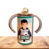 12 oz Personalized Toddler Sippy Cup – Sports Balls Design – Add Name & Photo – Spill-Proof – Add Matching Lunch Bag - Image 4