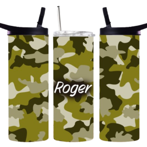 Personalized 20 oz Tumbler with Straw – Add a Name for a One-of-a-Kind Gift!