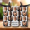 Pet Lover Personalized Tumbler 20 oz & 30 oz – Custom Pet Face Design – Dog & Cat Gift – Add a Matching Lunch Bag - Image 4