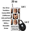 Pet Lover Personalized Tumbler 20 oz & 30 oz – Custom Pet Face Design – Dog & Cat Gift – Add a Matching Lunch Bag - Image 8