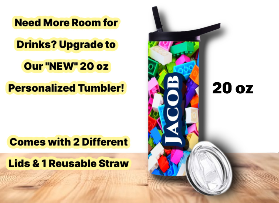 12 oz Personalized Kids Tumbler – Create Your Own Design – Custom Name & Photo Cup – Add Matching Lunch Bag - Image 6