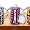 12 oz Personalized Animal Print Toddler Sippy Cup – Spill Proof Kids Tumbler with Name – Add a Matching Lunch Bag - Image 5