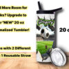 12 oz Personalized Kids 3D Sports Tumbler – “Hole in the Wall” Design – Add a Name & Matching Lunch Bag - Image 6