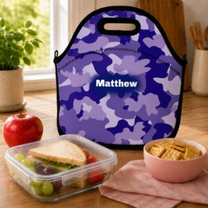 Alternative view of Personalized Camouflage 20 oz & 30 oz Tumbler – Custom Name for Kids & Adults – Add a Matching Lunch Bag
